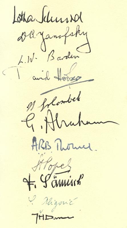 signatures