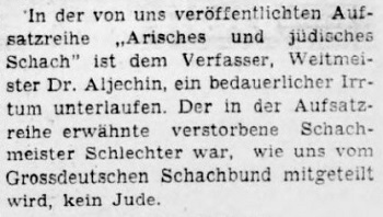 alekhine schlechter