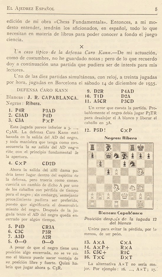 capablanca ribera