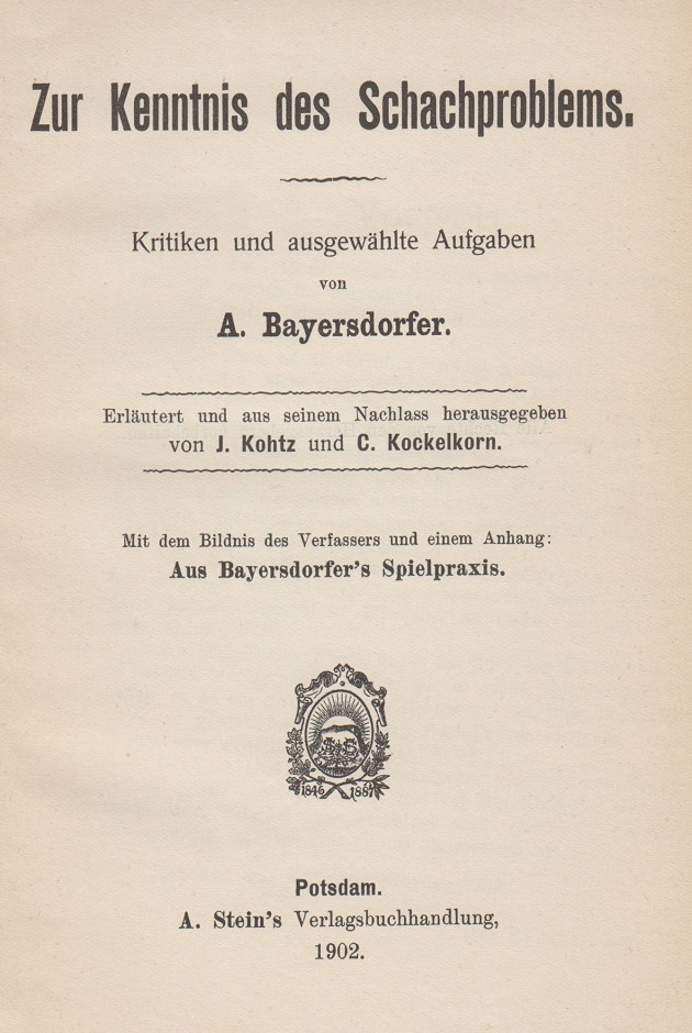 bayersdorfer
                kohtz kockelkorn