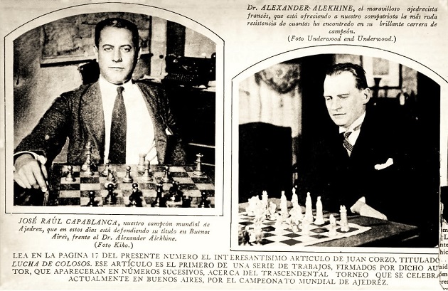 capablanca alekhine