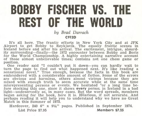 Bobby Fischer Against The World, review