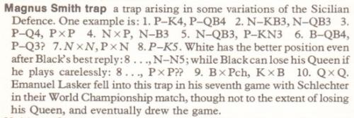 The Magnus Smith Trap in the Sicilian Defense by Teacher Chip's