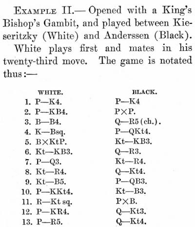 File:The Immortal Game, written by Lionel Kieseritzsky in La Régence, 1851.png  - Wikipedia