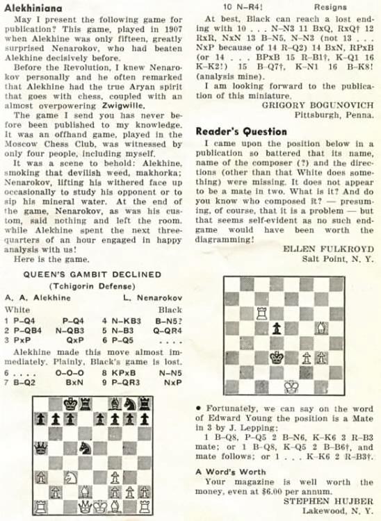 Articles about Alexander Alekhine by Edward Winter