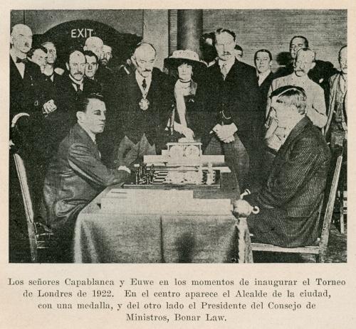 International Chess Congress, London 1922 WH WATTS, Alekhine