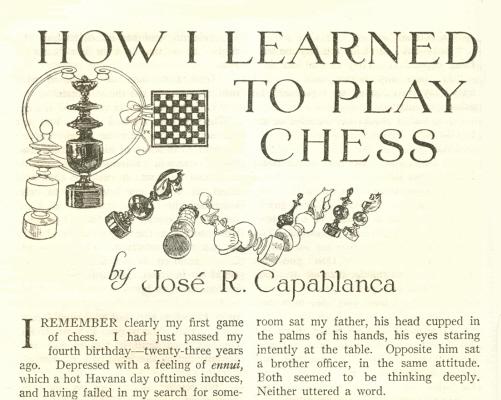 The Capablanca-Pokorny Fiasco by Edward Winter