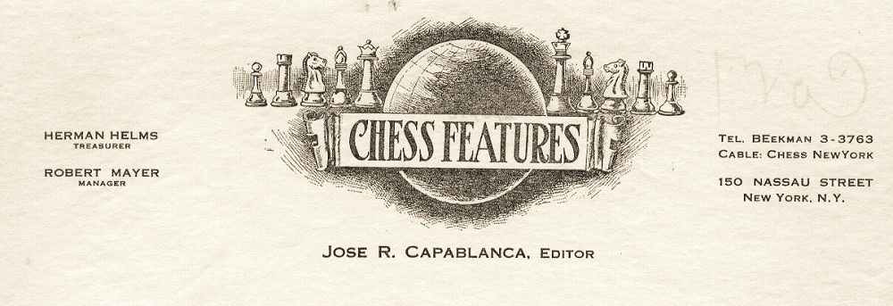 Hose Raul Capablanca (left) took the chess-crown from Emanuel Lasker