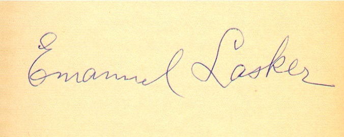 em
        lasker signature
