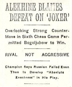 Alekhine's Defence by Edward Winter