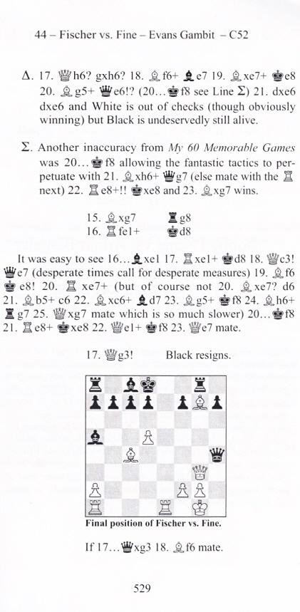 Bobby Fischer - My 60 Memorable Games - Game 1 