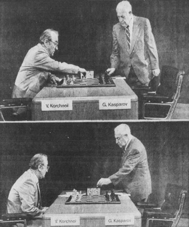 Korchnoi vs Kasparov 1982 #chess #kingshunt #Boardgames #FIDE #sports