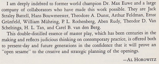 Chess Openings: Theory and Practice by Horowitz, Al: Very Good