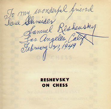 reshevsky iinscription