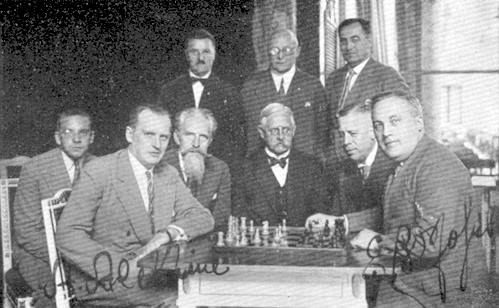 Alekhine - Bogoljubov World Championship Rematch (1934) chess event