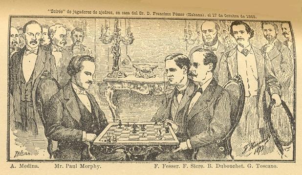 Chess Genius Paul Morphy Brilliant Queen Sacrifice!! 