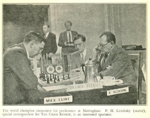 Euwe - Alekhine World Championship Rematch (1937) chess event