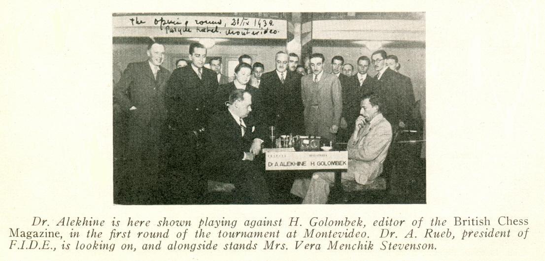 alekhine golombek