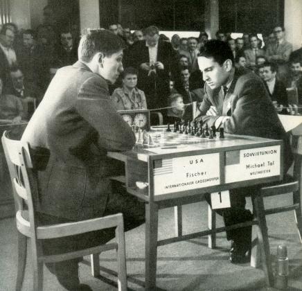 Chess Network - Chess greats Boris Spassky, Mikhail Tal & Tigran Petrosian,  1958