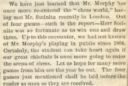 Paul Morphy Birthday - Chessentials