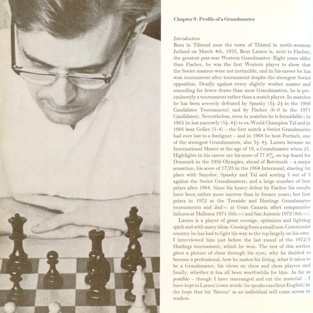 Chess legend Bent Larsen has died at the age of 75