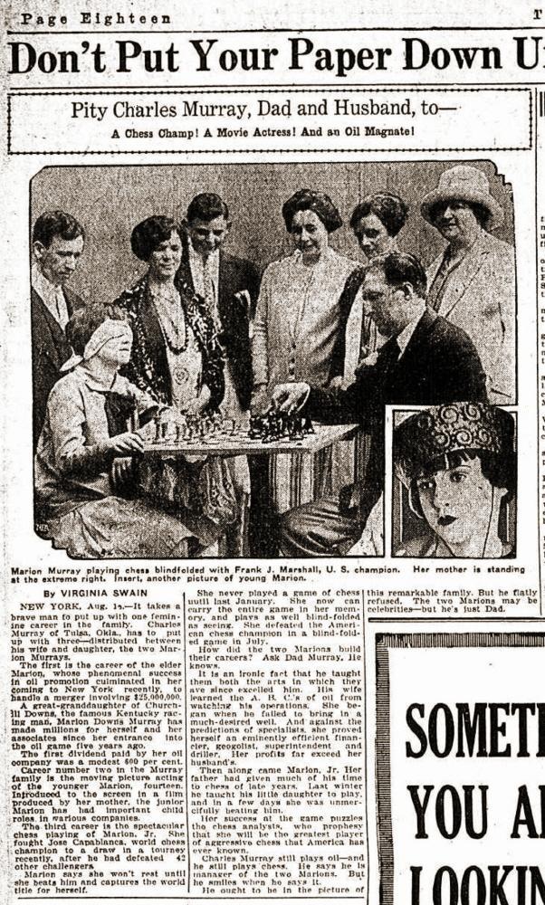 World blindfold chess champion G Koltanowski playing chess News