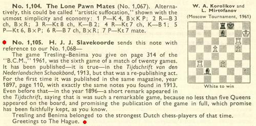 5 Queens Chess Game  Alekhine vs NN 1915 