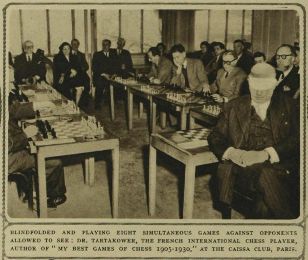 An Alekhine Blindfold Game by Edward Winter