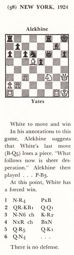 yates alekhine