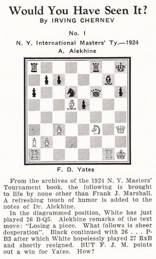 yates alekhine