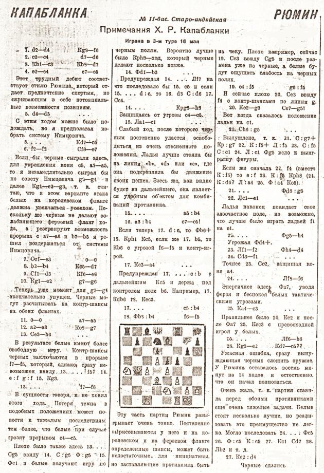 capablanca riumin