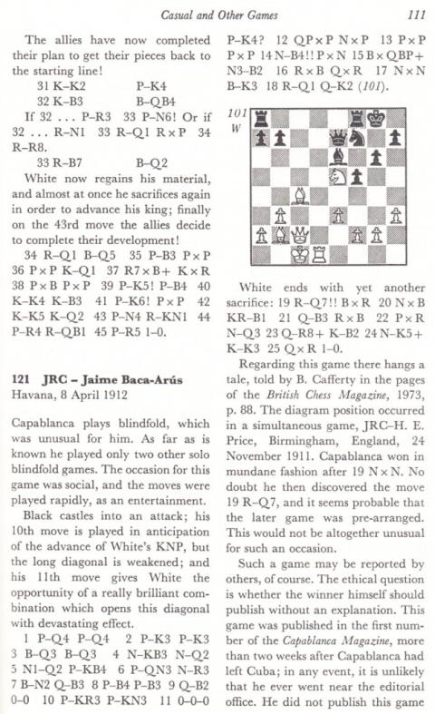 The Capablanca v Price/Baca-Arús Mystery