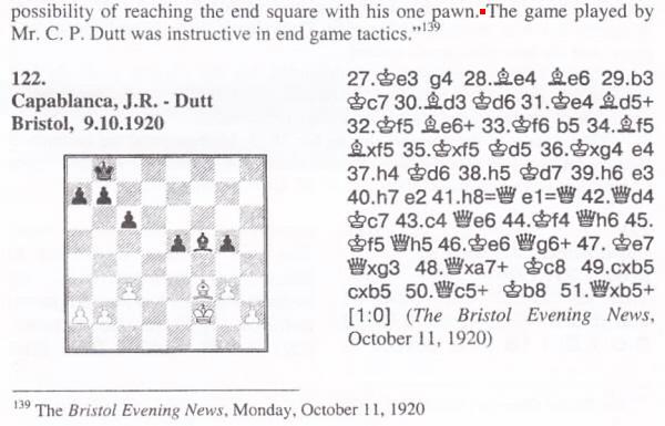 capablanca dutt