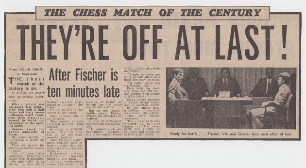 Campeonato Mundial 1972 - Spassky x Fischer (7) 