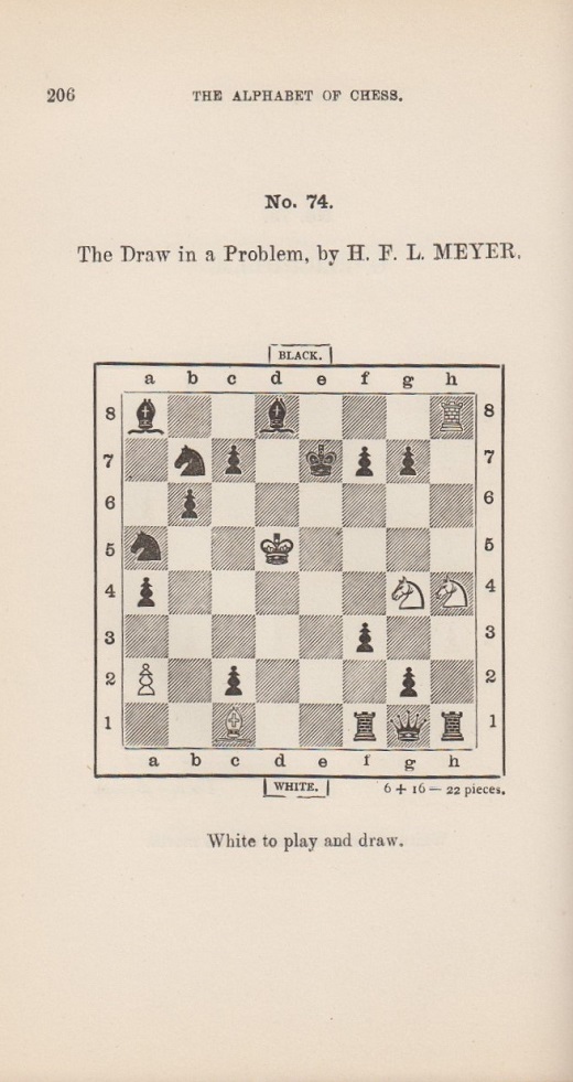 Chess Problems by H.F.L. Meyer (article by Edward Winter)