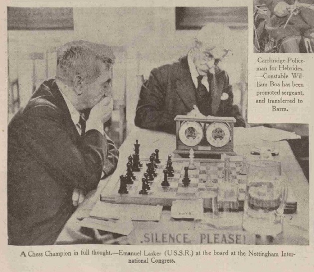 A Fake Chess Photograph (Edward Winter)