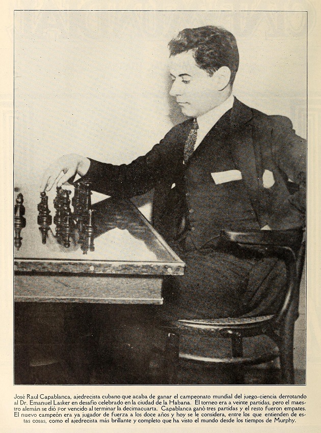 The Lazy Cuban, Alekhine vs Capablanca