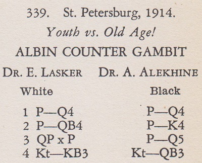 lasker
                alekhine