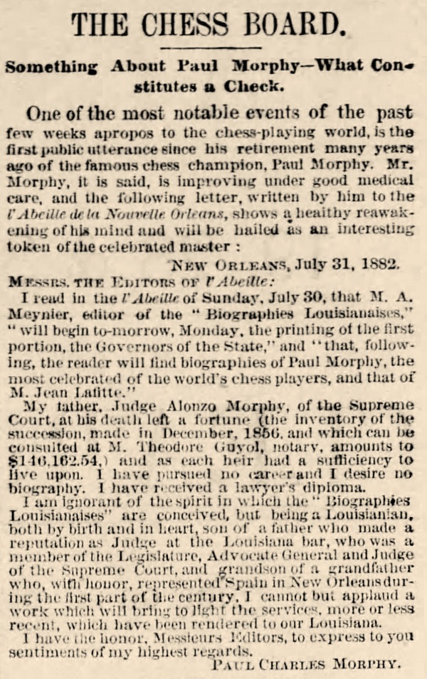 morphy letter